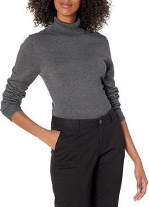 Amazon Essentials Women’s Classic Lightweight Long-Sleeve Turtleneck Sweater