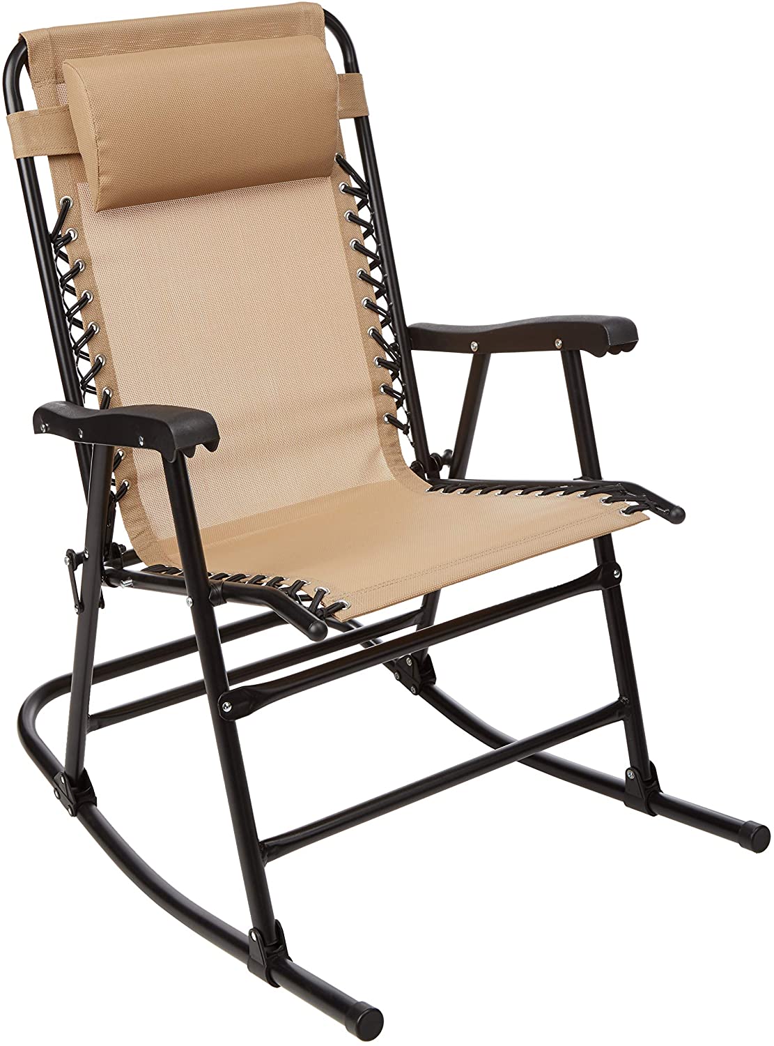 AmazonBasics Outdoor Folding Patio Rocking Chair