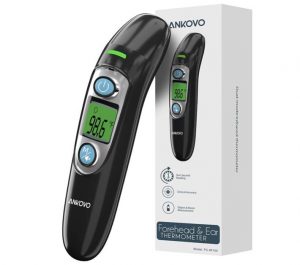 ANKOVO LCD Display Digital Ear & Forehead Thermometer