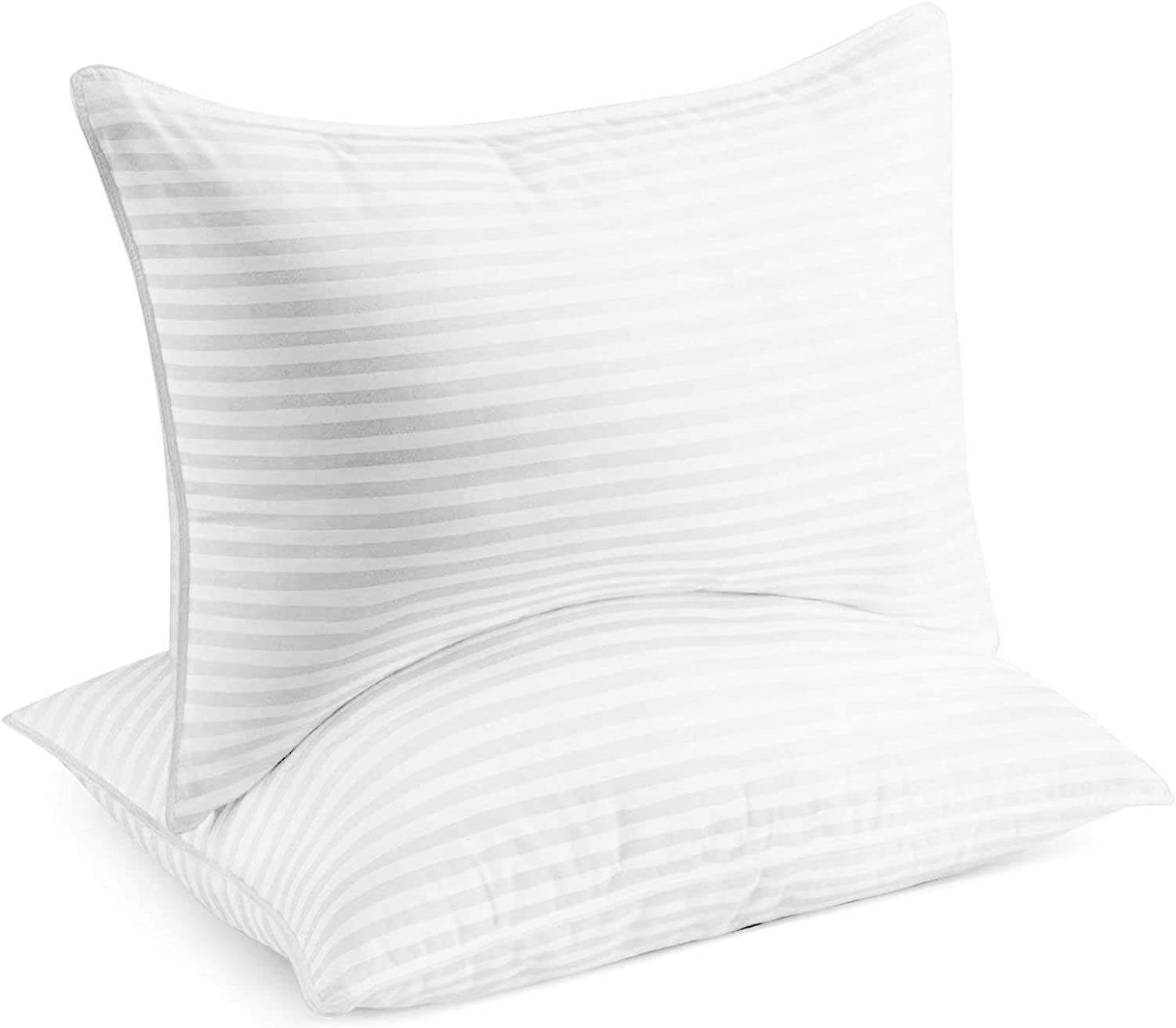 Beckham Luxury Linens Easy Clean Pillow, 2-Pack