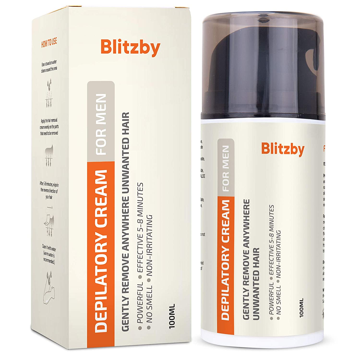 Blitzby 10-Minute Hair Removal Cream, 