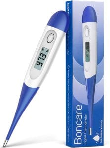 Boncare Soft Silicone Tip Digital Oral Thermometer