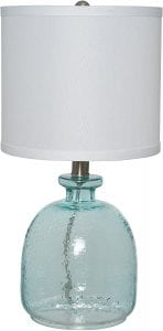 Catalina Lighting Coastal Classic Blue Table Lamp, 18.25-Inch