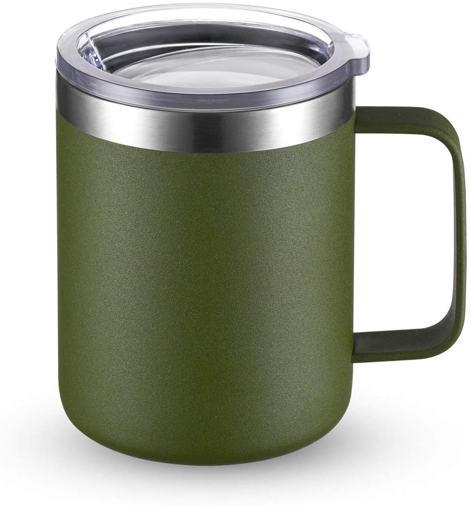 Civago Anti-Sweating Insulated Coffee Mug, 12-Ounce