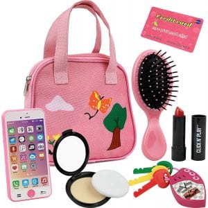 Click N’ Play Girl’s Just Like Mom Pretend Play Purse Toy Set
