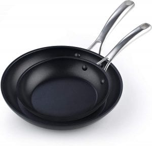 Cooks Standard Long Handled Nonstick Frying Pan, 2-Piece