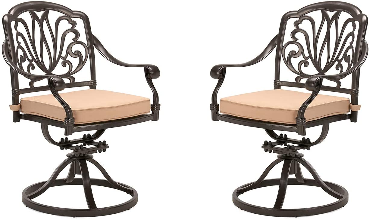 CW Chair Patio Swivel & Rocker Dining Chair Set