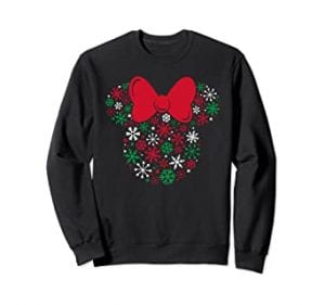 Disney Minnie Mouse Holiday Snowflakes Sweatshirt