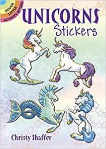 Dover Publications Unicorn Paperback Sticker Book