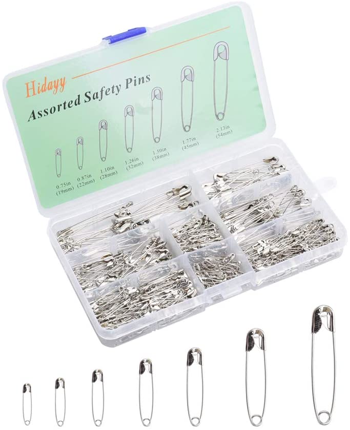 Hidayy Assorted Safety Pins & Storage Case