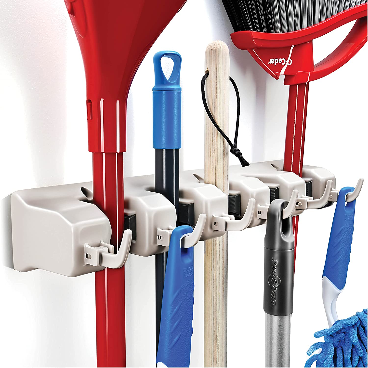 Home-It Compact Organizing Broom Holder