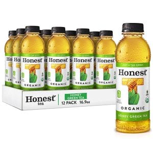 Honest Tea Organic Fair Trade Honey Green Tea, 12-Pack