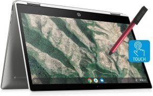 HP Chromebook X360 14-Inch Convertible 2-in-1 Touchscreen Gaming Laptop