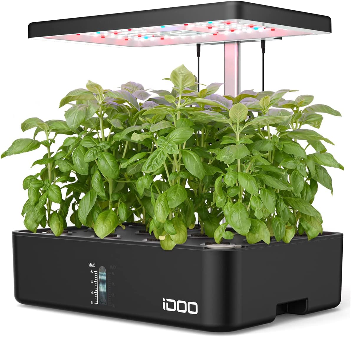 iDOO Soil Planting Easy Set-Up Hydroponic Growing System, 12-Pod