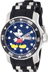 Invicta Men’s Disney Mickey Mouse Silicone Watch