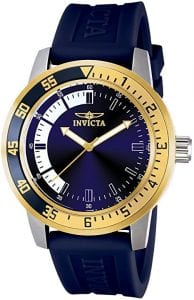 Invicta Men’s Specialty Stainless Steel Watch, Blue & Gold