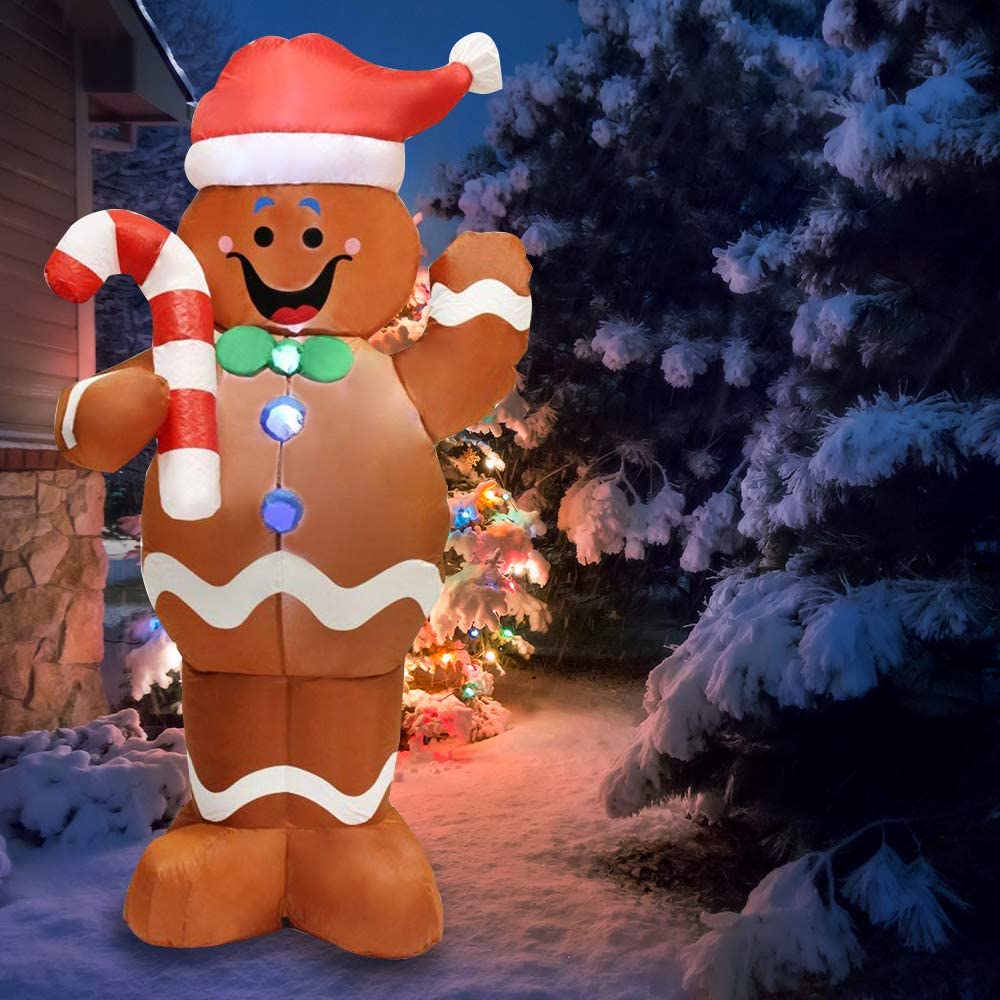 Joiedomi JO-GM01Gingerbread Man Inflatable, 5-Foot