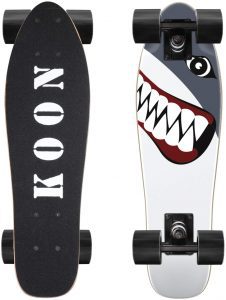 KO-ON Lightweight Portable Skateboard, 22 x 7-Inch
