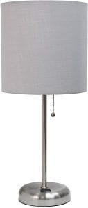 Limelights LT2024-GRY Grey Table Lamp