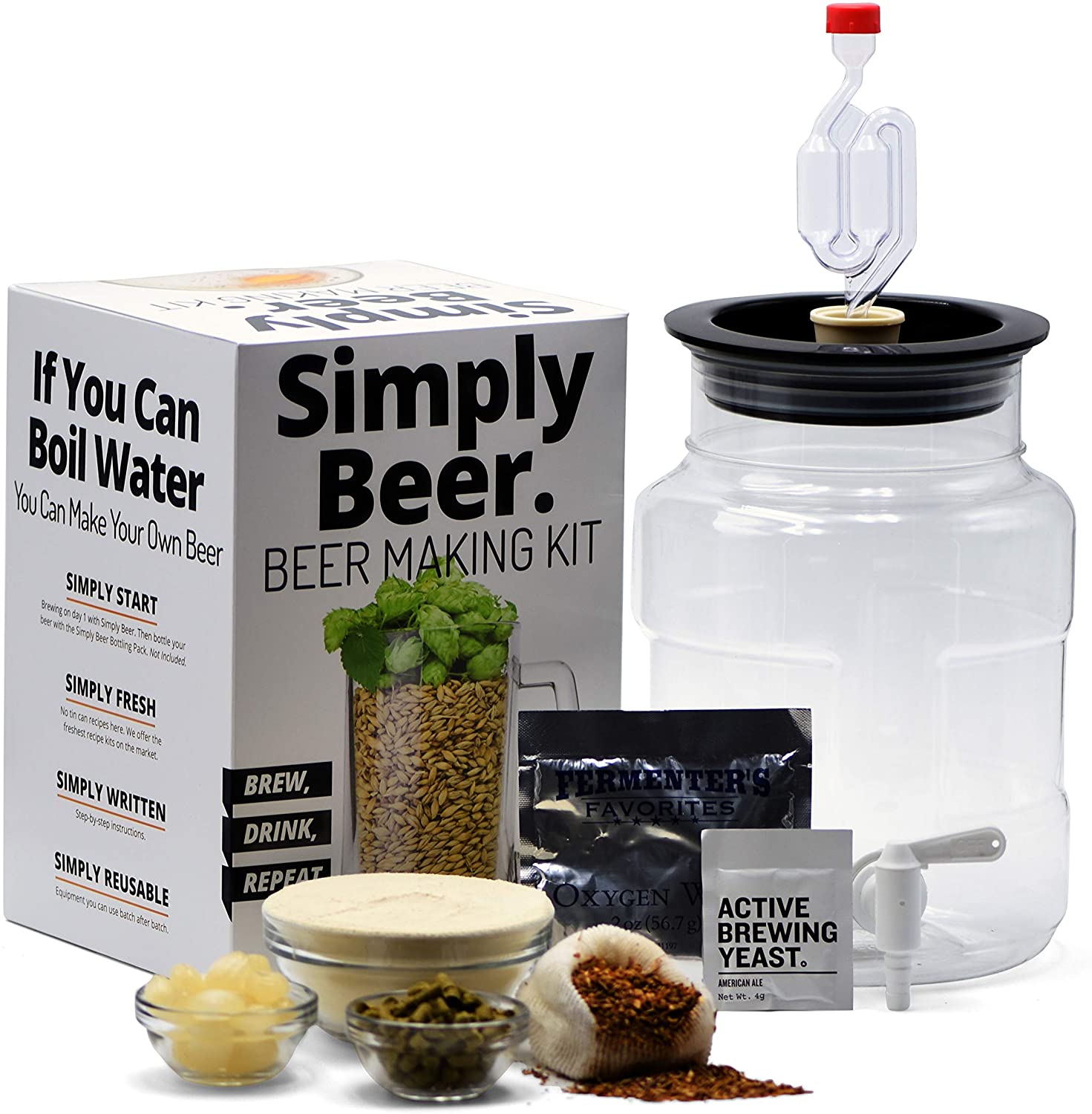 Midwest Supplies Simply Beer Small Batch Homebrew Kit