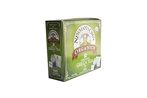 Newman’s Own Organics Individually Wrapped Green Tea Bags, 100-Count