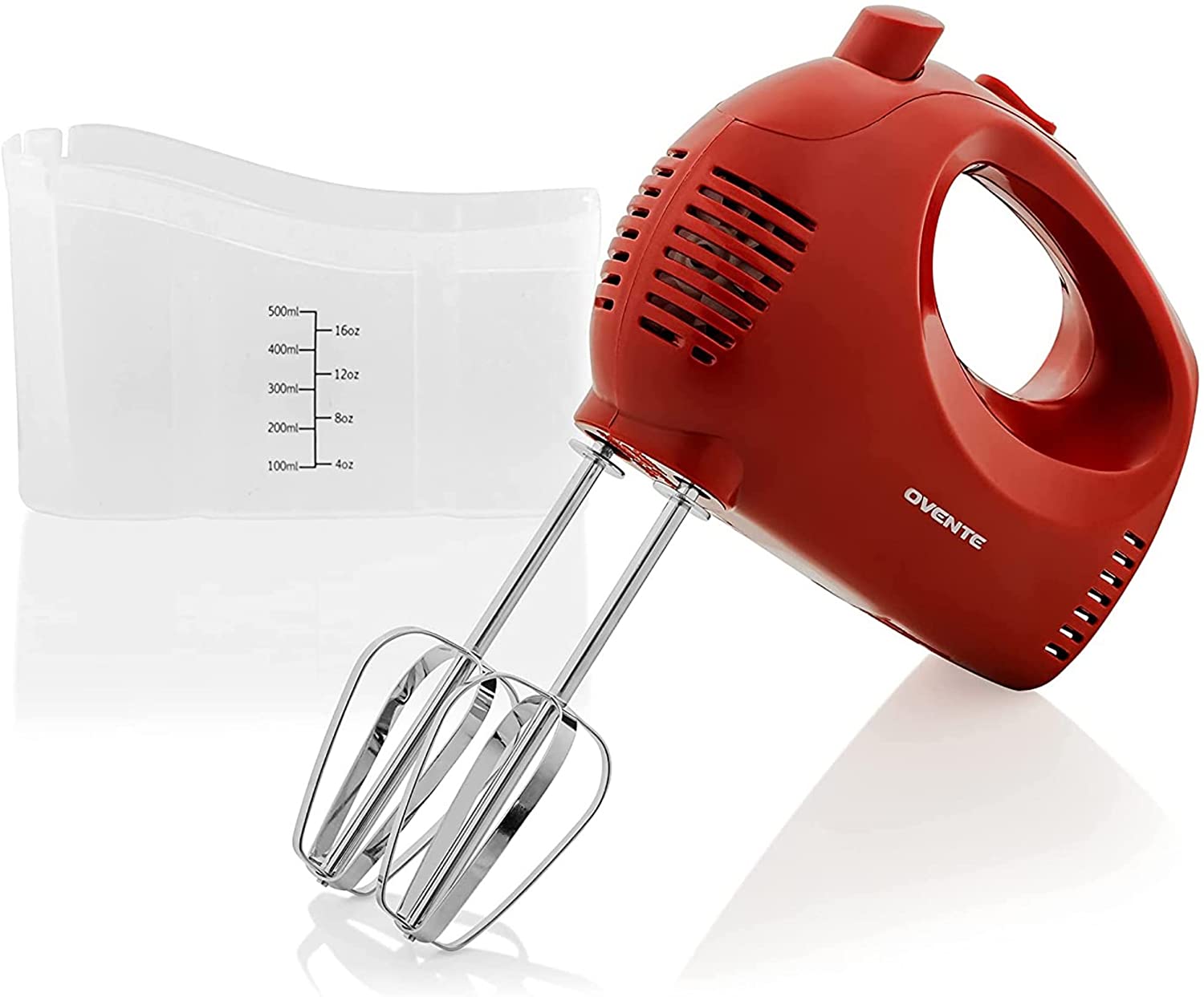 Ovente Adjustable Compact Hand Mixer, 5-Speed