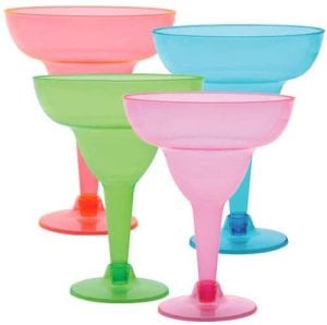 Party Disposable Party Margarita Glasses, 12-Pack