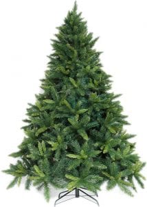 Potalay Folding Stand Artificial Spruce Christmas Tree, 6-Foot