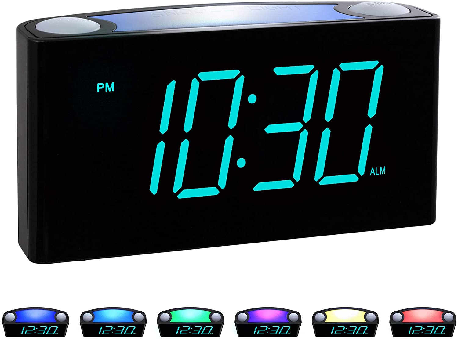 ROCAM Dual Charging ABS Alarm Clock
