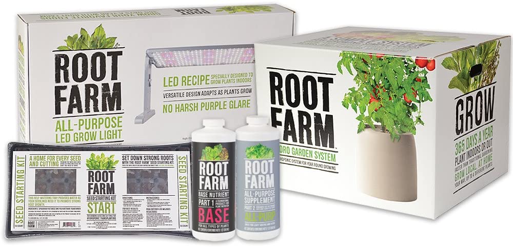 Root Farm Indoor Hydroponic Gardening System, Starter Kit