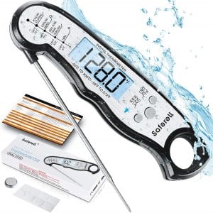 ImSaferell Backlit Quick Read Digital Meat Thermometer