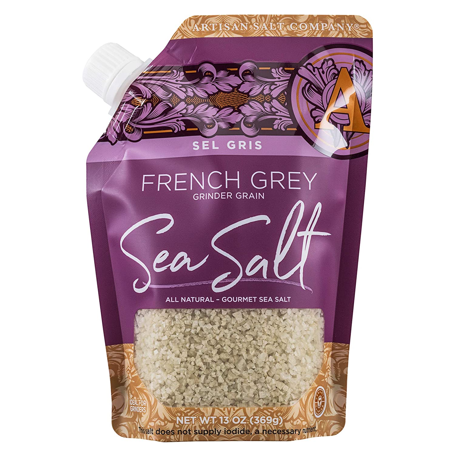 SaltWorks Hand Harvested French Grey Sea Salt For Cooking