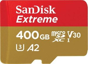 SanDisk Extreme Transferring Files Memory Card, 400GB
