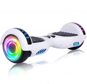 SISIGAD Bluetooth Speaker 6.5-Inch Hoverboard, Matte White