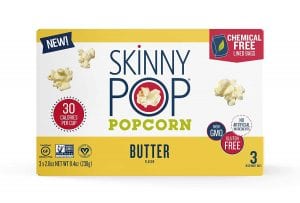 SkinnyPop Butter Microwave Popcorn, 12-Pack