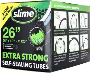 Slime Extra Strong Non-Toxic Bike Tubes, 2-Pack
