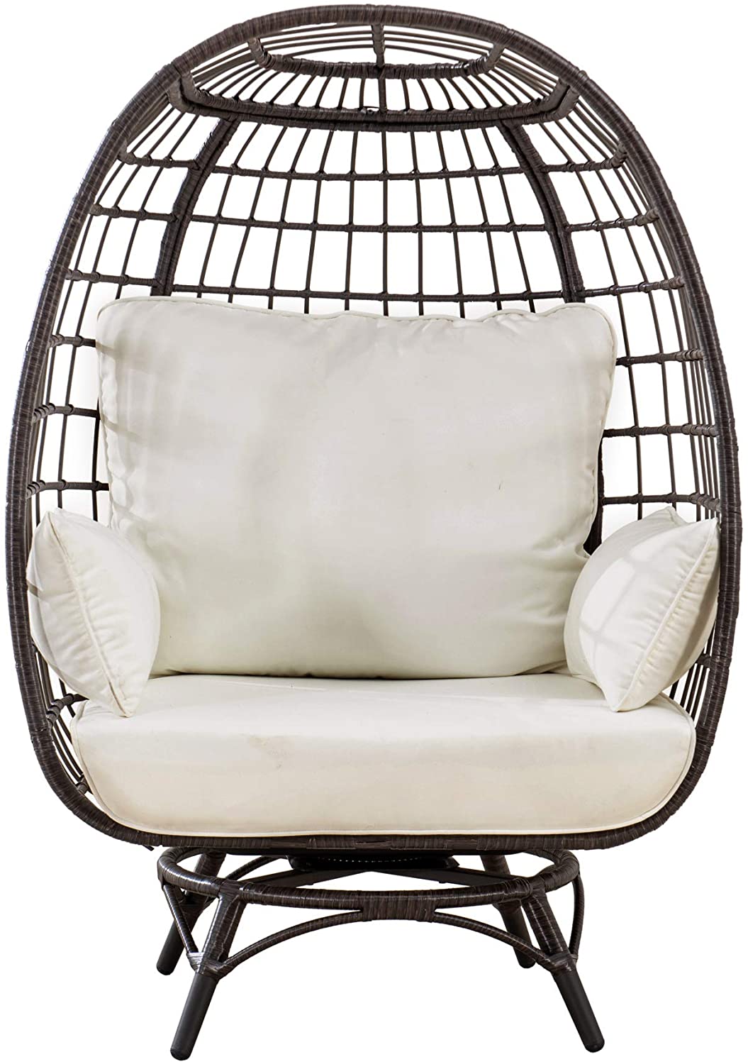 Sunjoy Laura Swivel Cuddle Egg Patio Chair
