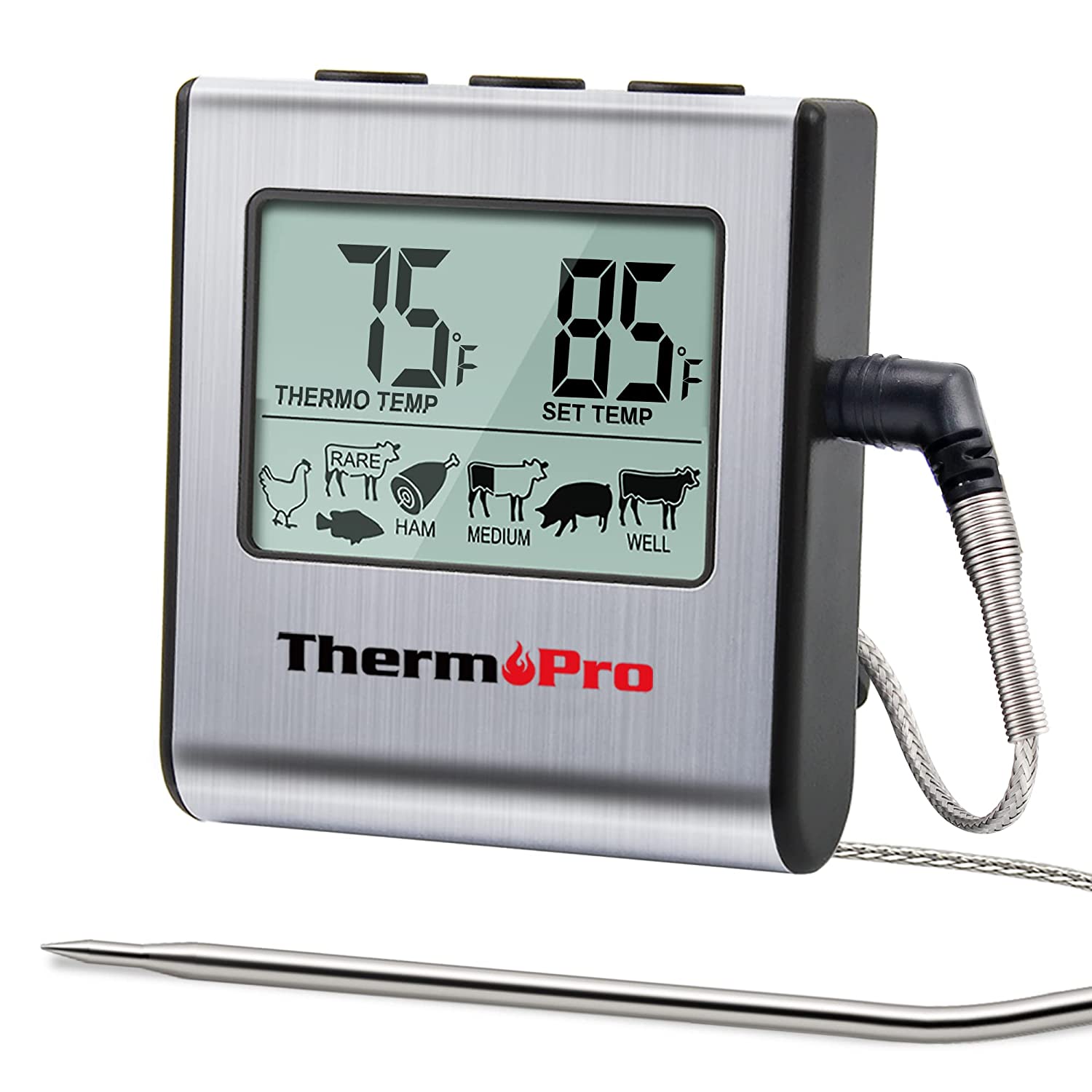 ThermoPro TP-16 Programmable Digital Meat Thermometer