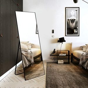 TinyTimes Shatterproof Freestanding Floor Mirror