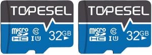 TOPESEL High-Speed Shockproof Memory Card, 32GB