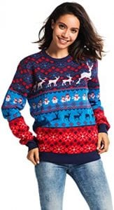 U LOOK UGLY TODAY Unisex Pullover Santa Christmas Sweater