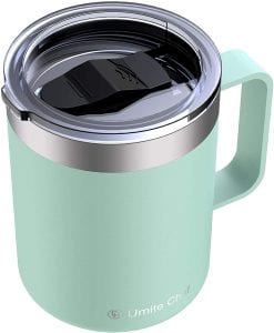 Umite Chef BPA-Free Insulated Coffee Mug, 12-Ounce
