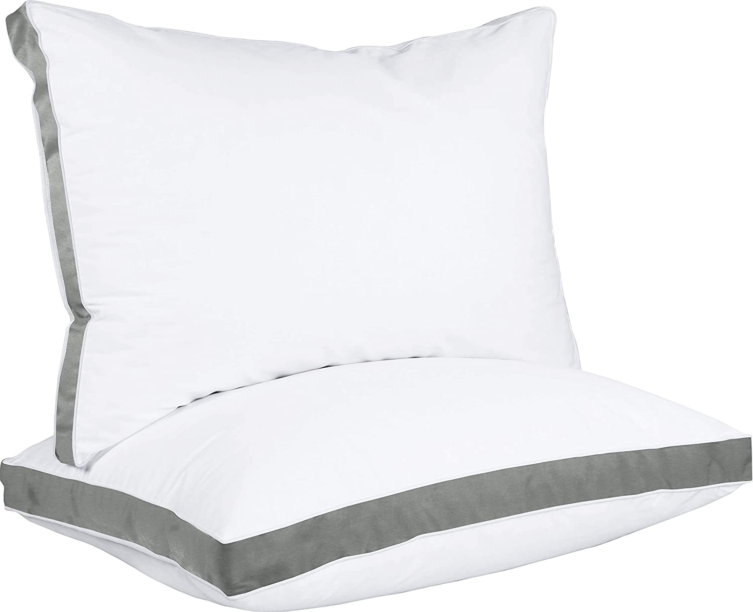 Utopia Bedding Fluffy Cotton Blend Pillows, 2-Pack