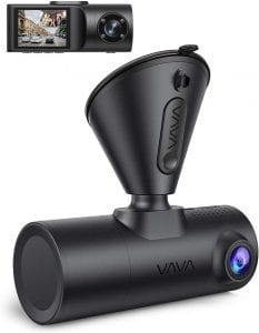 VAVA 2-Inch LCD Display Dual Dash Care Camera