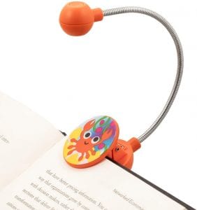 WITHit French Bull Clip On Book Light, Orange Crab