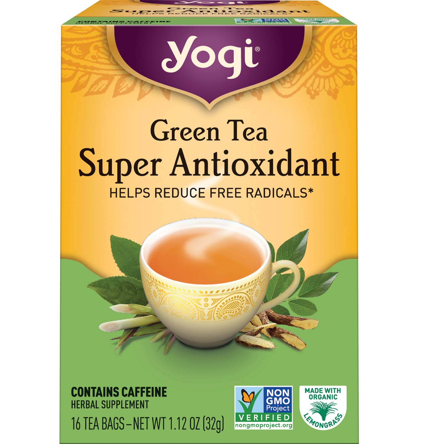 Yogi Organic Antioxidant Green Tea Bags