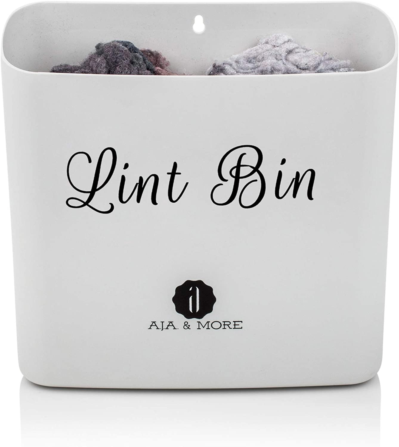 A.J.A. & MORE Magnetic Lint Holder Bin Laundry Room Accessory