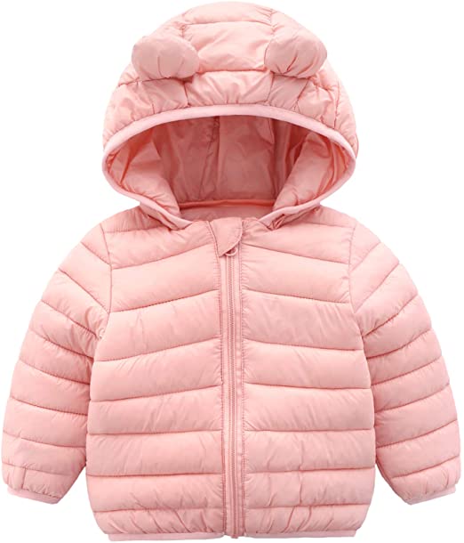 CECORC Hooded & Padded Toddler Puffer Coat