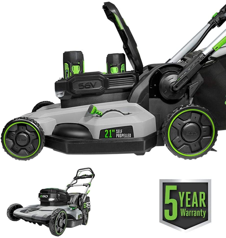 EGO Power+ LM2142SP Electric Cordless Self-Propelled Lawn Mower, 21-Inch