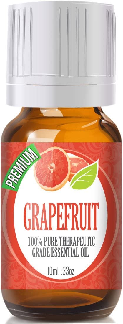 Healing Solutions Pure Therapeutic Grade Grapefruit Essential Oil, 10-Milliter